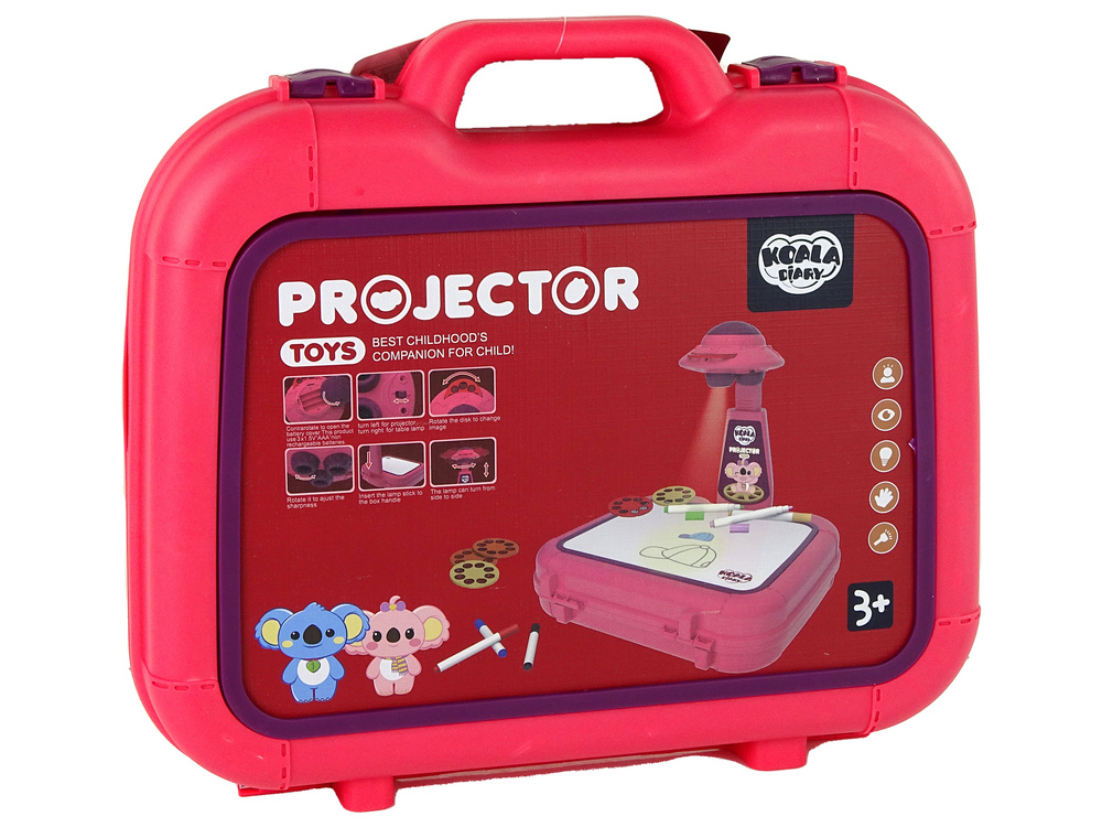 Whiteboard Projector In Red Suitcase Pictures