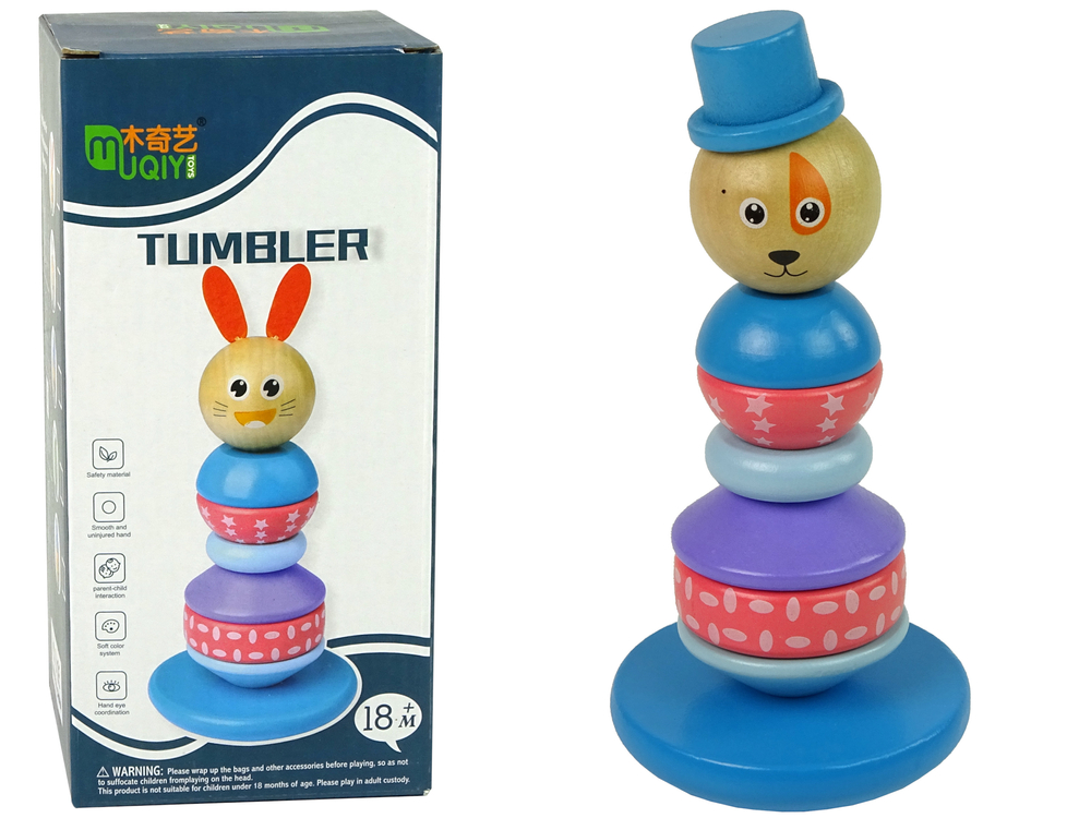 Dog pyramid clearance toy