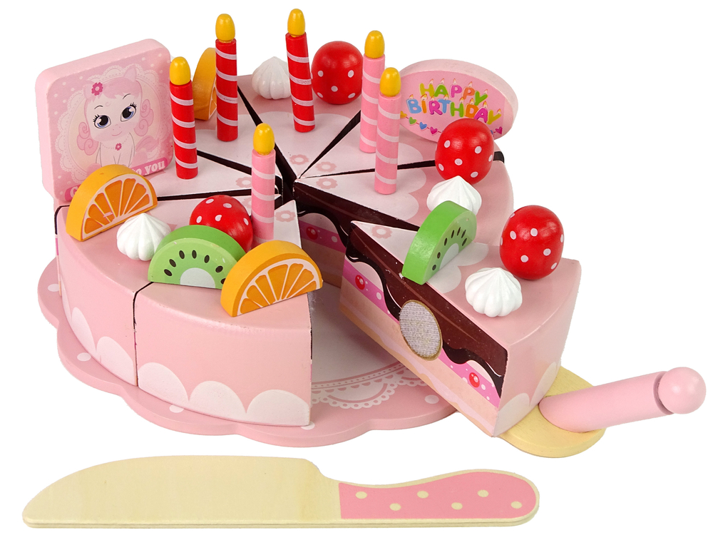 Wooden Velcro Cake Decorating Accessories Fruit | Toys \\ Wooden ...