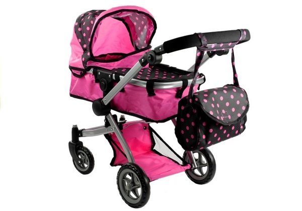 2in1 Doll Bogie and Stroller Alice - Pink