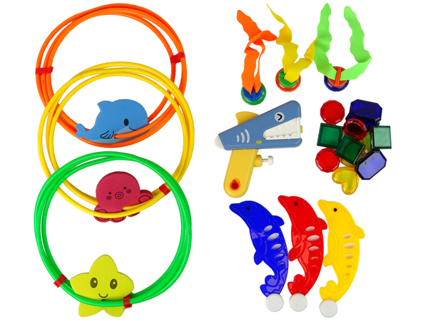 A set of toys for learning to dive Hula Hop