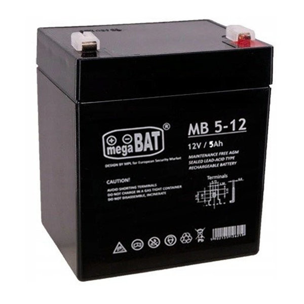AGM Gel Battery For A Car For A 12V 5Ah Battery