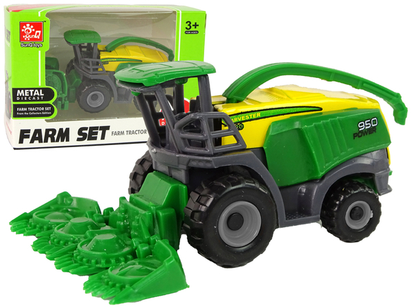 Agricultural Vehicle Combine Green Small