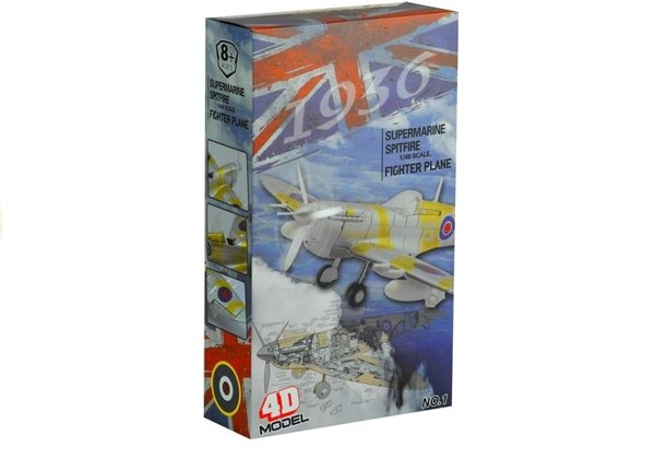 Airplane Supermarine Puzzle 4D Model Spitfire 1:48