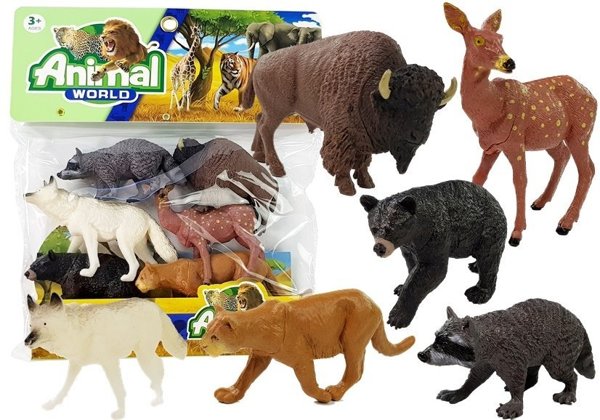 Animal Toys Set 6 pcs Northern Animals