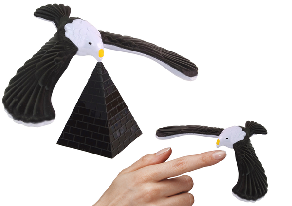 Antigravity Balancing Bird Black Toy