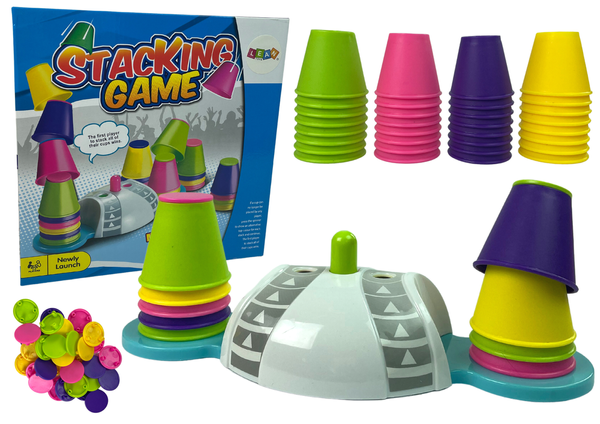 Arrange Colourful Cups Arcade Game