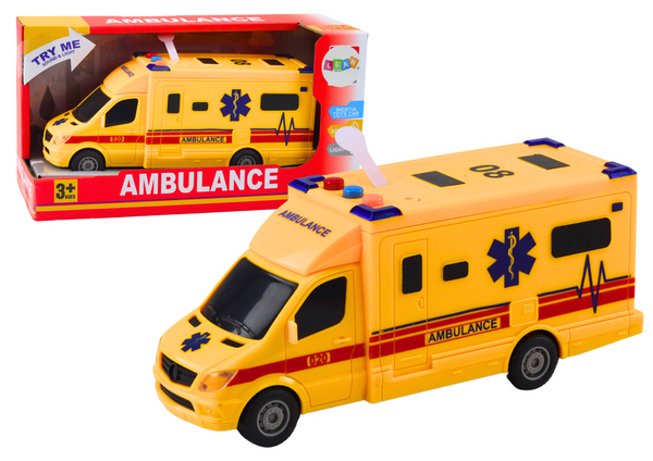 Auto Ambulance Lights Sound Yellow