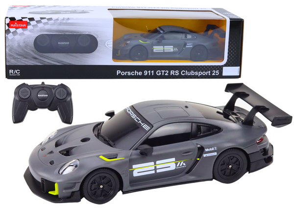 Auto R/C 1:24 Porsche 911 GT2 RS Clubsport 25 Gray