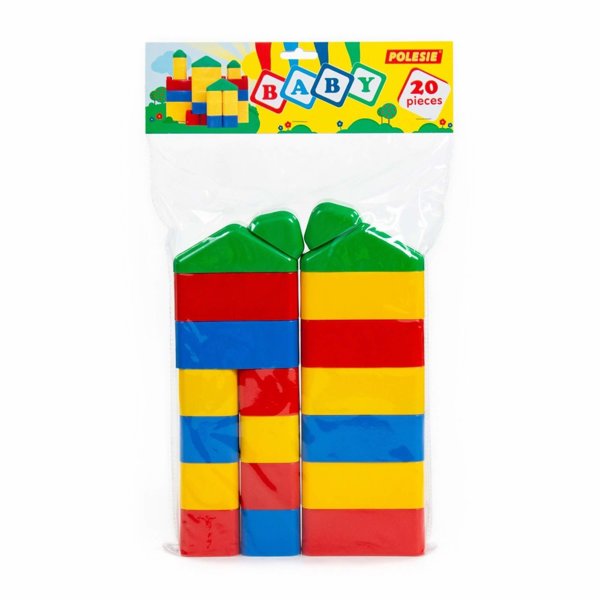 Baby Blocks 20 Pieces Colourful 61775