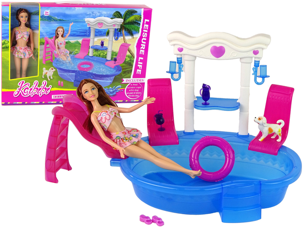 Baby Doll Accessories Swimming Pool Slide