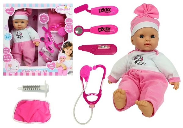 Baby Doll with Medical Kit Accessories Doctor