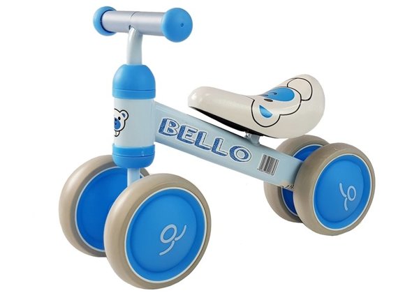 Balance Bike Bello Double Wheels Blue