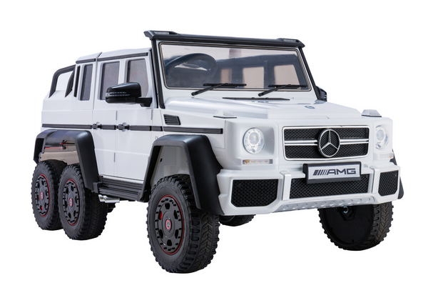 Battery Car Mercedes G63 6x4 24V White