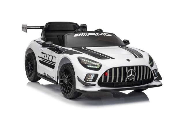 Battery-powered car Mercedes AMG GT3 White