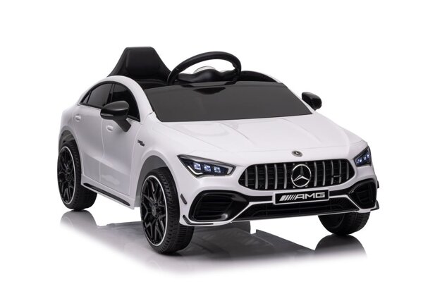 Battery-powered car Mercedes CLA 45s AMG White 4x4