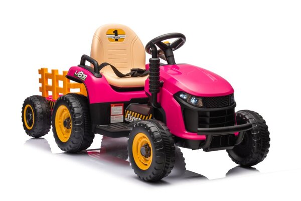 Battery-powered tractor BBH-030 Pink