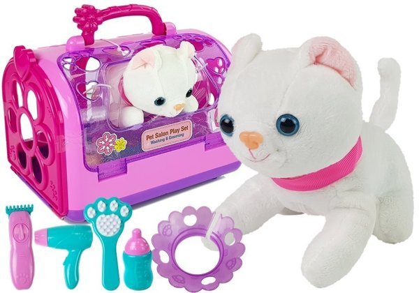 Beauty Salon Kit with Cat and Transporter