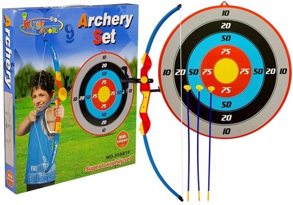 Big Archery Set with Arrows Bow and Target