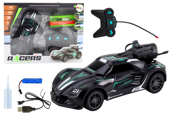 Black Remote Control R/C Sports Car