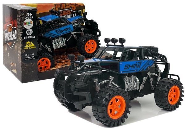 Blue Off-Road Vehicle with tension