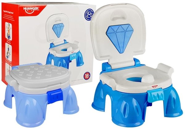 Blue Potty Toilet For Kids