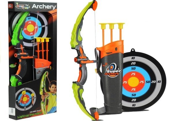 Bow with Target 3 Arrows