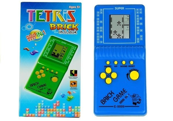 Brick Game Electronic Portable Blue