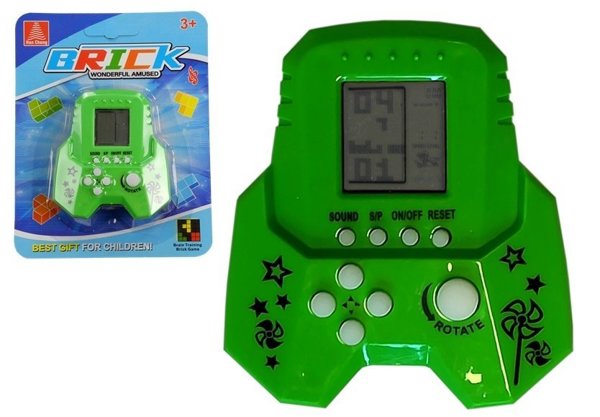 Brick Game Electronic Tetris Rocket Green