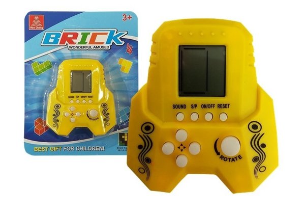 Brick Game Electronic Tetris Rocket Yellow