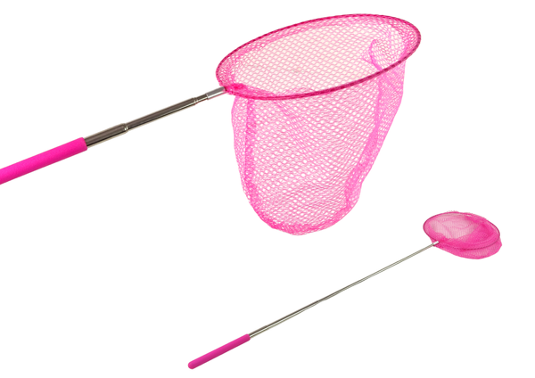 Butterfly Net Insect Folding Telescopic 85 cm Pink