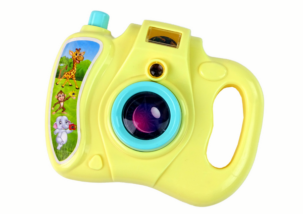 Camera With Yellow Pet Projector