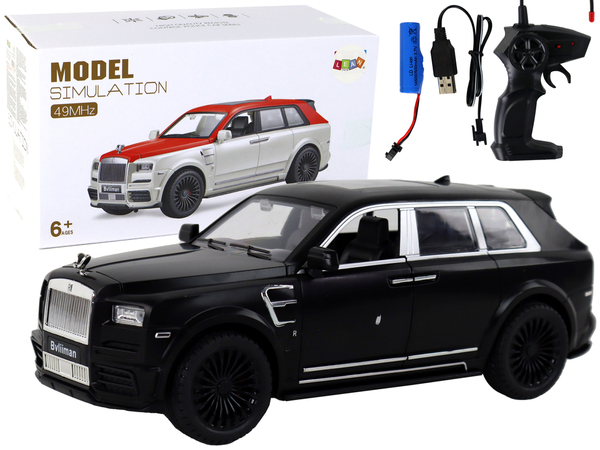 Car Auto R/C 1:20 Black Remote Controlled