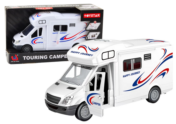 Car Camper White Lights Sounds Opening Doors