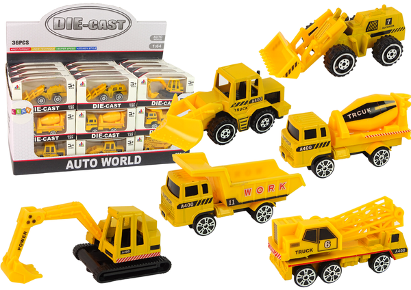 Car Construction Vehicles Resorak  6 Models