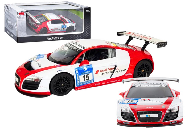 Car R/C 1:24 Remote Controlled Sports AUDI R8 LMS White