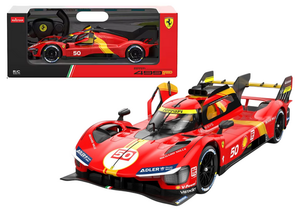 Car R/C 1:24 Remote Controlled Sports Ferrari 499P Red