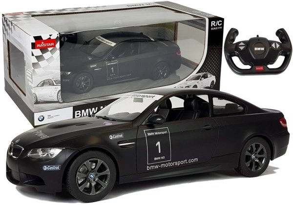 Car R/C BMW M3 Rastar 1:14 Black