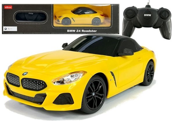 Car R/C BMW Z4 Roadster Rastar 1:24 Yellow