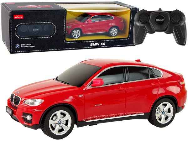 Car R/C Bmw X6 1:24 Rastar Red