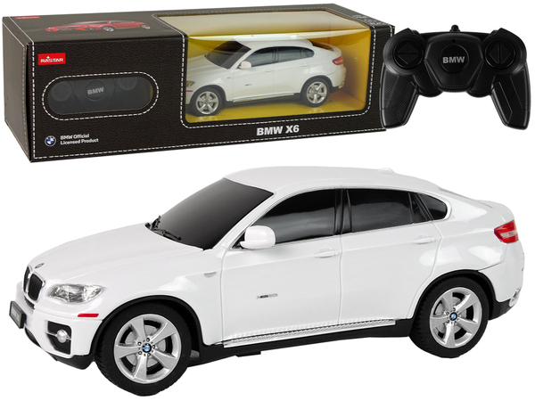 Car R/C Bmw X6 1:24 Rastar White