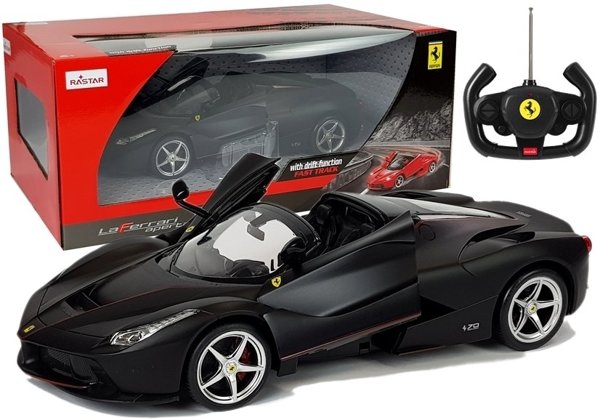 Car R/C Ferrari Aperta Rastar 1:14 with automatic doors Black 
