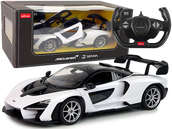 Car R/C McLaren Senna Rastar 1:14 White with Remote Control