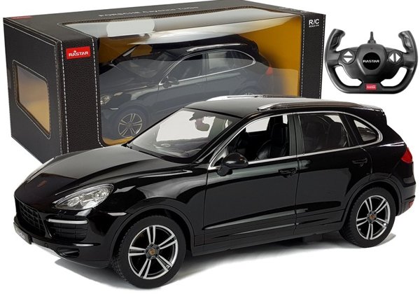 Car R/C Porsche Cayenne Turbo Rastar 1:14 Black