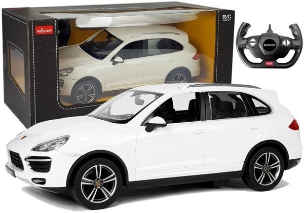 Car R/C Porsche Cayenne Turbo Rastar 1:14 White