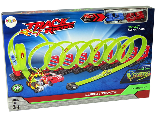 Car Race Track 2 cars 6.5m