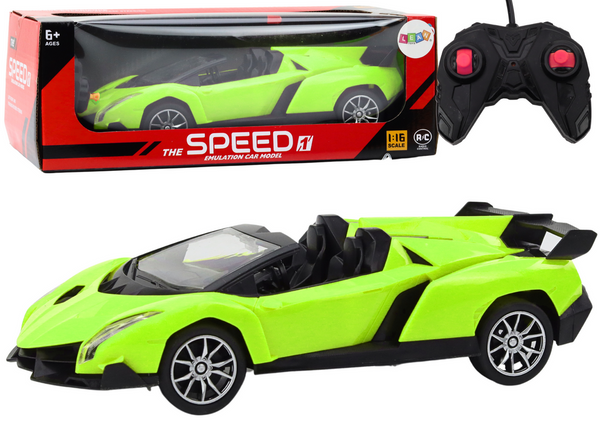 Car Remote Controlled Sports Car RC 1:18 Green