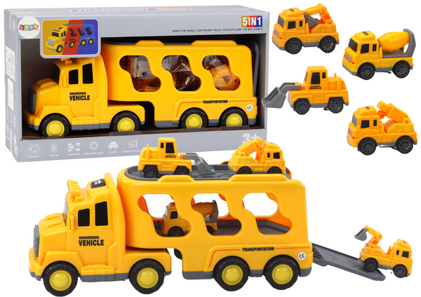 Car Tow Truck Lora Roadside Assistance Construction Vehicles Yellow
