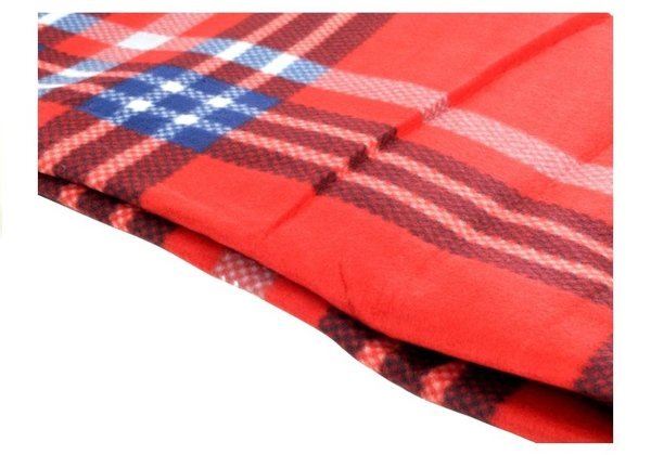 Checkered Picnic Blanket 150x250 Red-Blue
