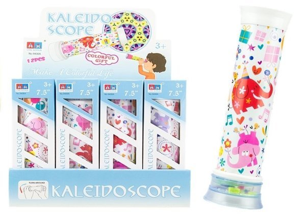 Children's Kaleidoscope Optical Toy 12 Pictures